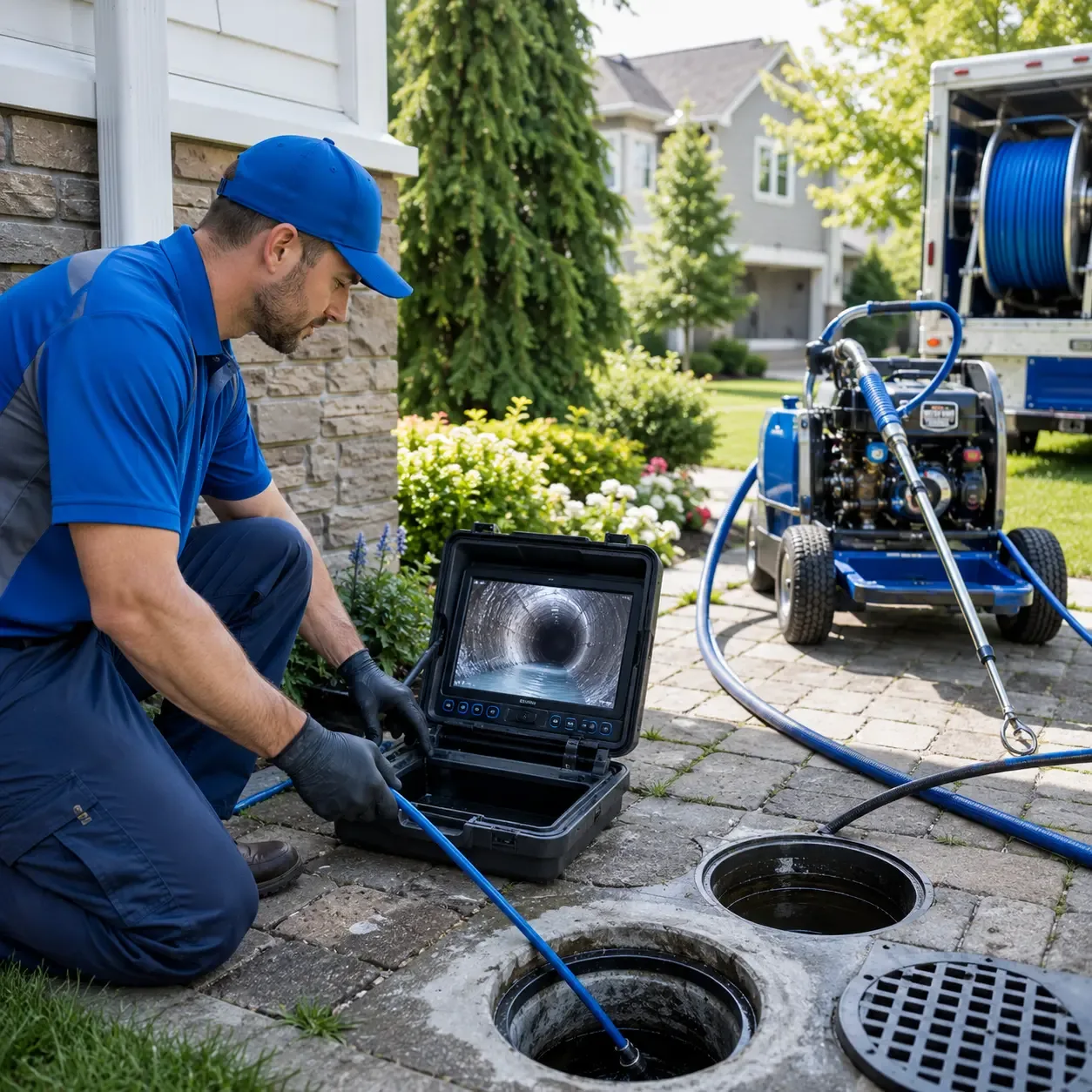 Outdoor drain cleaning professionals serving Ridgefield, NJ