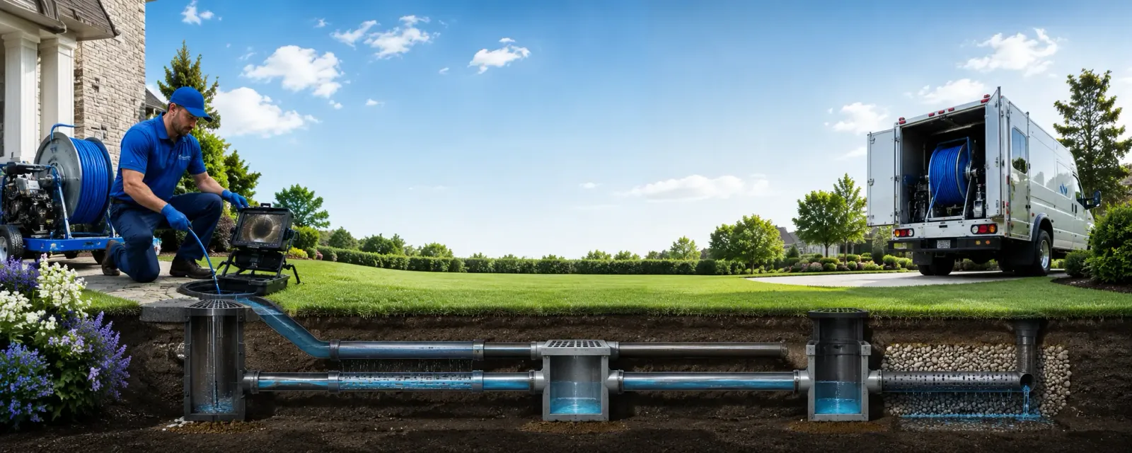 Outdoor drain cleaning information for Ridgefield, NJ